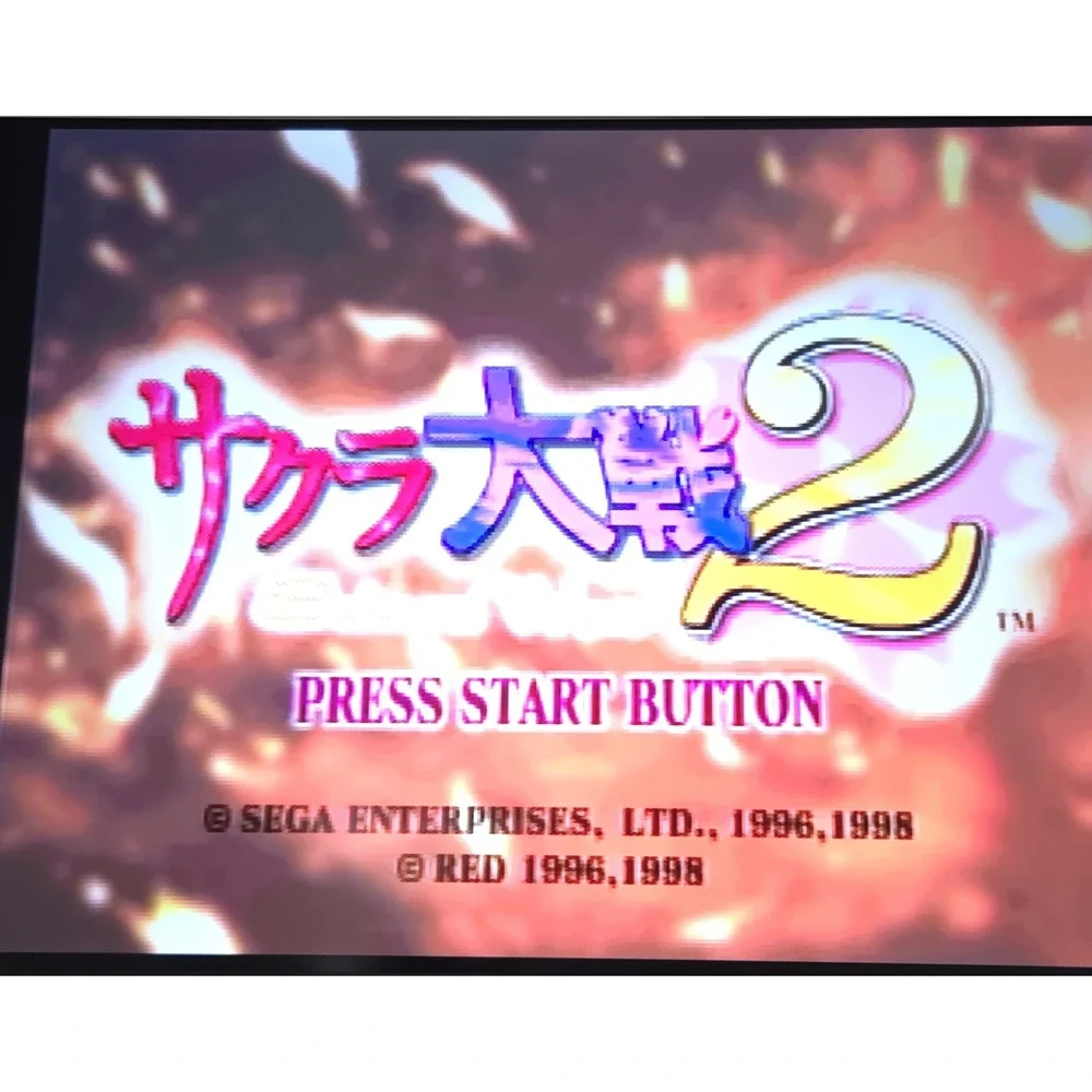 Sakura Wars 2 First Press - Sega Saturn JPN - CIB 3 Discs W/ Manual & Inserts
